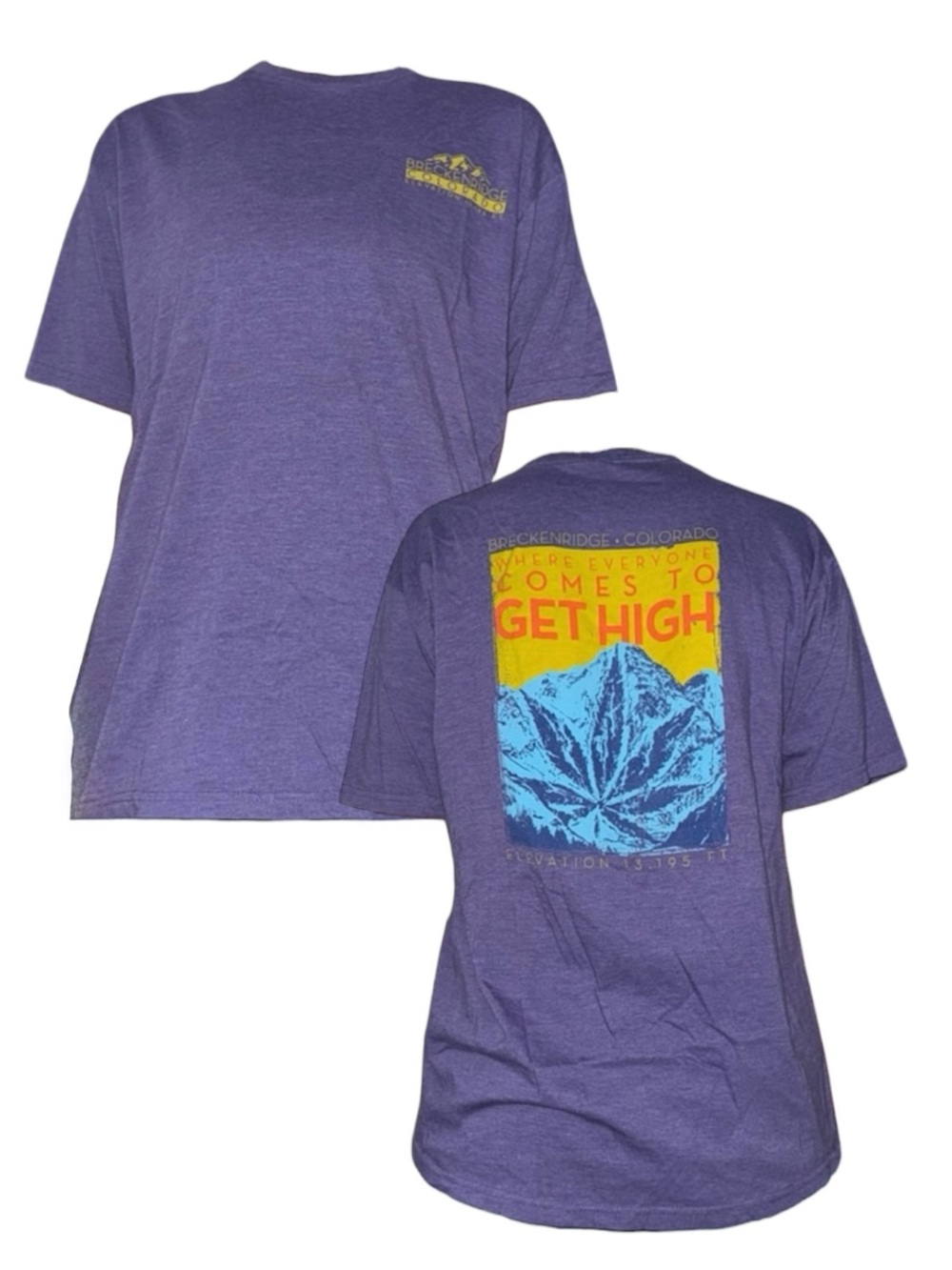 Breckenridge Colorado Elevation Shirt Where Everyone Comes To Get High